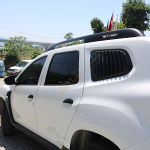 Dacia Duster Kelebek Cam Kaplama Vizör Plastik 2 Parça 2018-2024 Yıl Aralığı Uyumlu