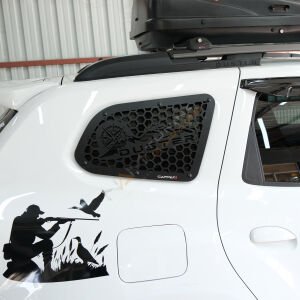 Dacia Duster Metal Kelebek Cam Kaplama Vizör 2 Parça 2018-2024 Yıl Aralığı Uyumlu