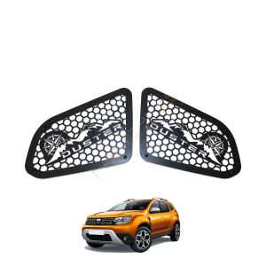 Dacia Duster Metal Kelebek Cam Kaplama Vizör 2 Parça 2018-2024 Yıl Aralığı Uyumlu