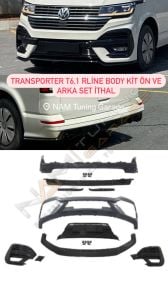 TRANSPORTER T6.1 R LINE BODY KIT 2021 ve üzeri uyumlu