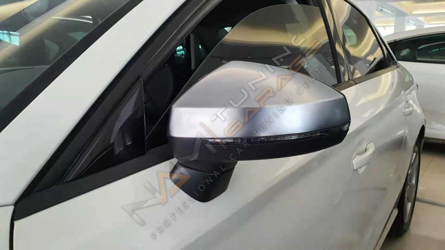 AUDİ A3 2012-2019 IÇIN UYUMLU S-LINE GÖRÜNÜM AYNA KAPAĞI (MAT GRI)