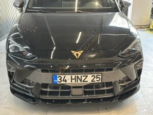 Cupra Leon Body Kit Ön Yan Arka Spoyler Arka Flap Parlak Siyah 2021+ 7 parça