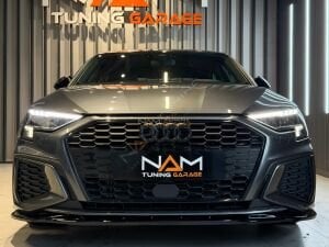 Audi A3 Aero Ön Lip Parlak Siyah 2020-2024 arası uyumlu