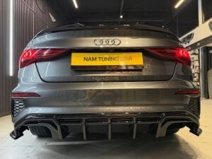 Audi A3 Aero Spoyler Parlak Siyah 2020-2024 arası uyumlu