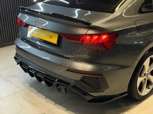 Audi A3 Aero Spoyler Parlak Siyah 2020-2024 arası uyumlu