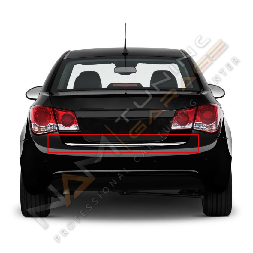 Chevrolet Cruze Bagaj Alt Çıtası 2009-2016 Paslanmaz Çelik