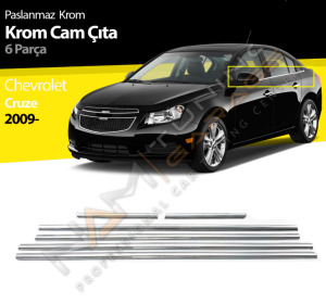 Chevrolet Cruze Cam Çıtası 2009-2016 Paslanmaz Çelik