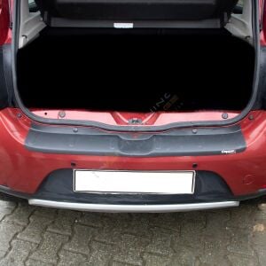 Dacia Sandero Arka Tampon Eşiği 2013-2020 Tampon Üstü Koruma Parlak / Mat Siyah