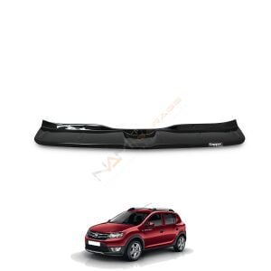 Dacia Sandero Arka Tampon Eşiği 2013-2020 Tampon Üstü Koruma Parlak / Mat Siyah