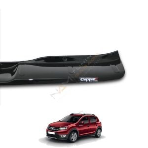 Dacia Sandero Arka Tampon Eşiği 2013-2020 Tampon Üstü Koruma Parlak / Mat Siyah