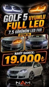 Golf 5 Led Far Golf 7 Görünüm