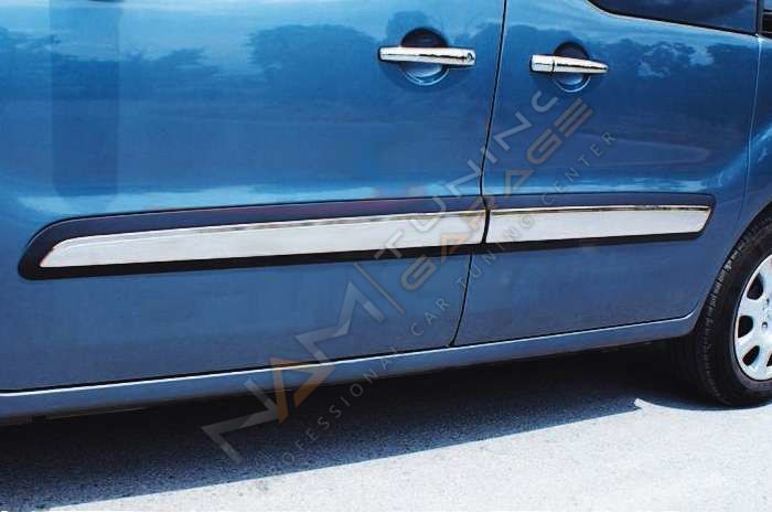 Citroen Berlingo Krom Yan Kapı Çıtası 2008-2018 Paslanmaz Çelik