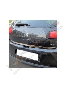 Citroen C3 Bagaj Alt Çıta Krom Paslanmaz Çelik 2005-2010