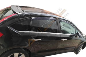 Citroen C4 Cam Çıtası 2005-2010 HB Paslanmaz Çelik