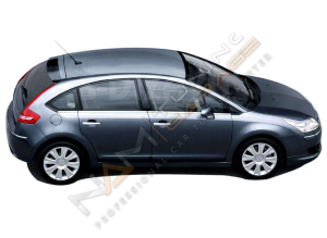 Citroen C4 Cam Çıtası 2005-2010 HB Paslanmaz Çelik