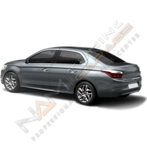 Citroen C-Elysee Bagaj Alt Çıta 2012- Paslanmaz Çelik