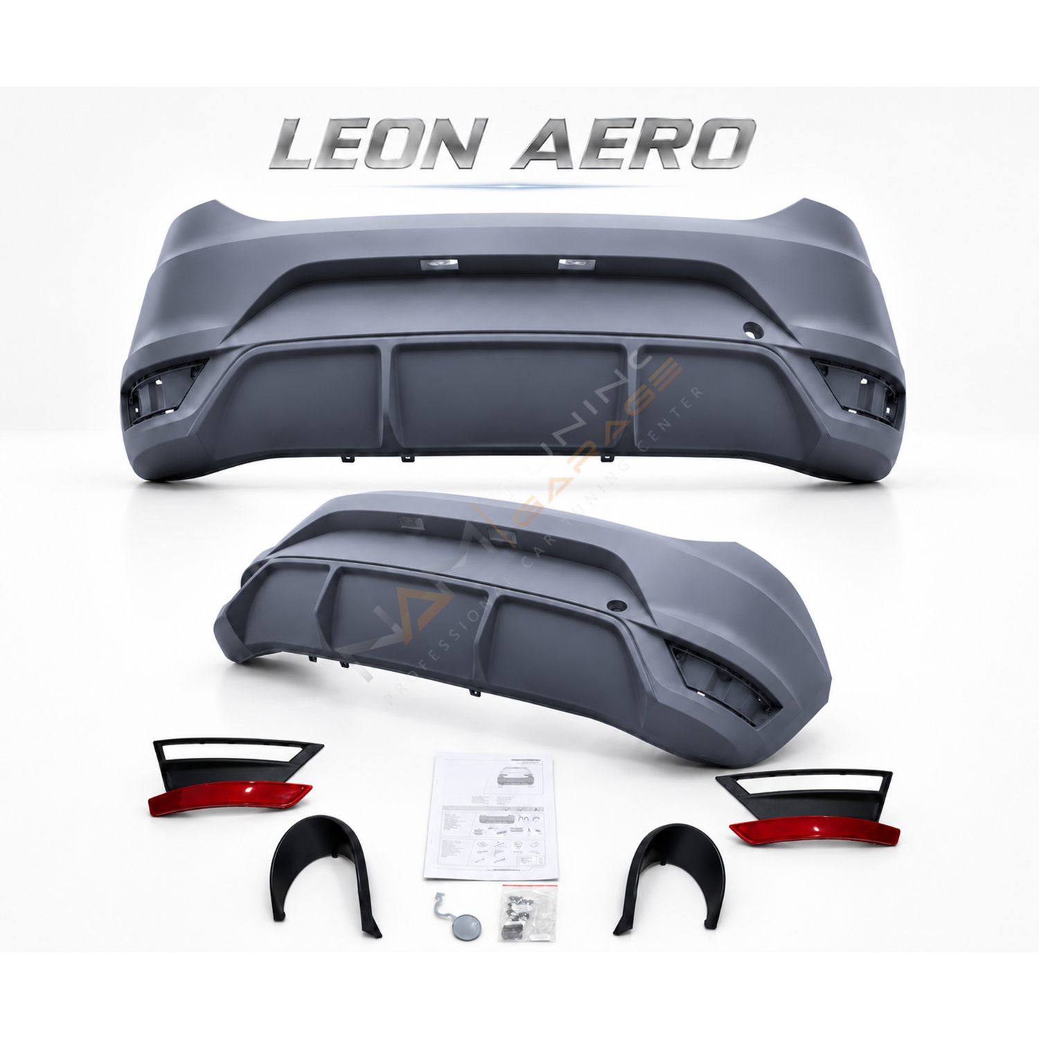 Seat Leon Mk3 Aero Arka Tampon Enjeksiyon Üretim 2012-2020 arası uyumlu