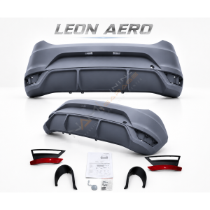 Seat Leon Mk3 Aero Arka Tampon Enjeksiyon Üretim 2012-2020 arası uyumlu