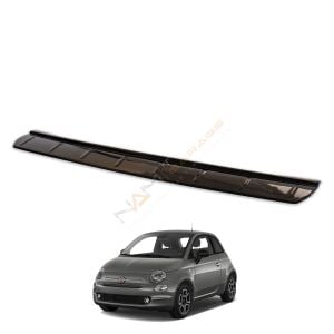 Fiat 500 Coupe Tampon Eşiği 2016+ Tampon Üstü Koruma Parlak / Mat Siyah