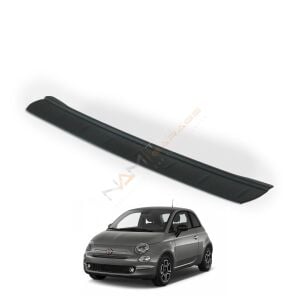 Fiat 500 Coupe Tampon Eşiği 2016+ Tampon Üstü Koruma Parlak / Mat Siyah