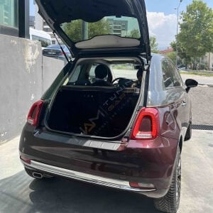 Fiat 500 Coupe Tampon Eşiği 2016+ Tampon Üstü Koruma Parlak / Mat Siyah