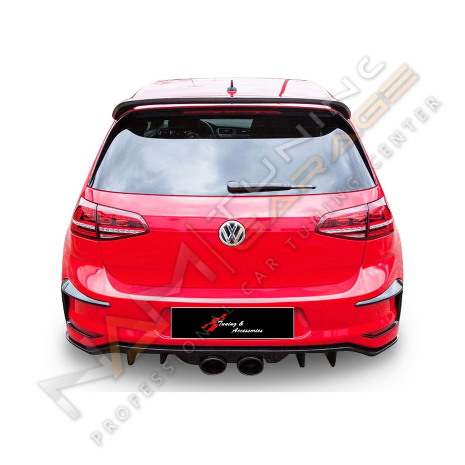 Golf 7 R400 Difüzör 2012-2017 Parlak Siyah