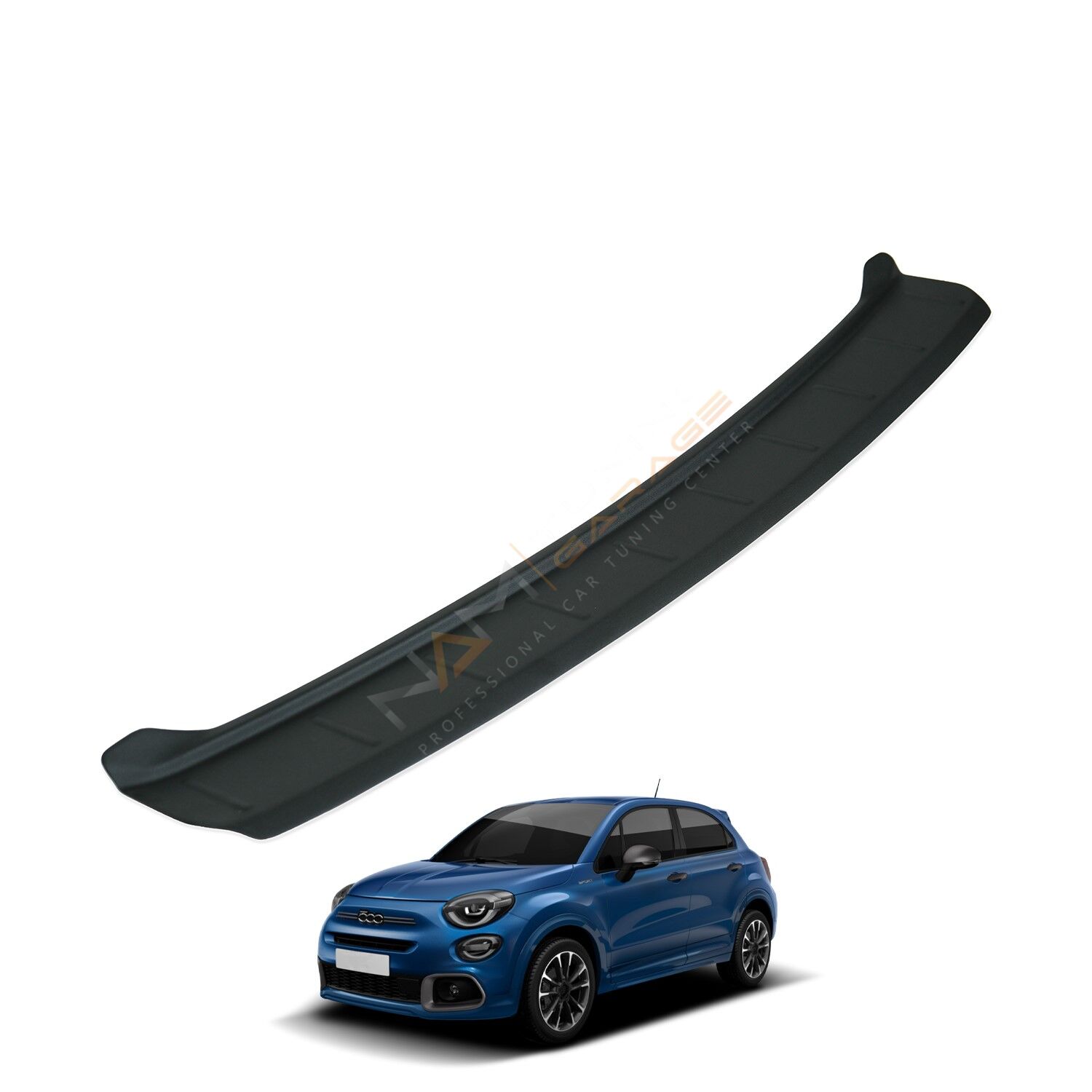 Fiat 500 X Sport Tampon Eşiği 20120+ Tampon Üstü Koruma Mat Siyah