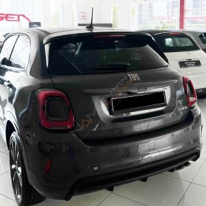 Fiat 500 X Sport Tampon Eşiği 20120+ Tampon Üstü Koruma Mat Siyah