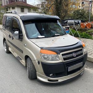 Fiat Doblo Ön Cam Güneşliği 2006-2010 Parlak Siyah