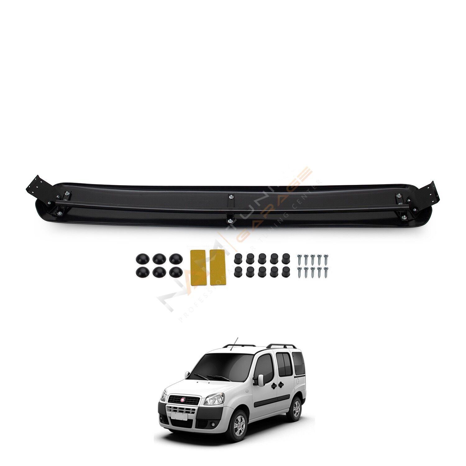 Fiat Doblo Ön Cam Güneşliği 2006-2010 Parlak Siyah