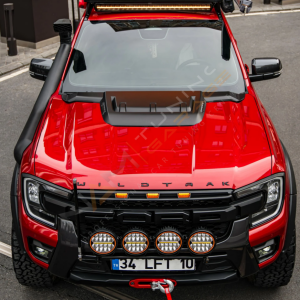 Ford Ranger 2022+ Kaput Üstü Scoop Kaput Kabartma Mat Siyah