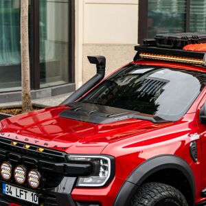 Ford Ranger 2022+ Kaput Üstü Scoop Kaput Kabartma Mat Siyah