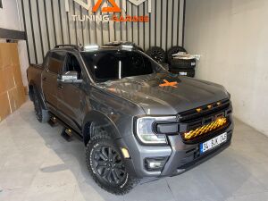 Ford Ranger 2022+ Kaput Üstü Scoop Kaput Kabartma Mat Siyah