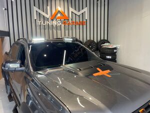 Ford Ranger 2022+ Kaput Üstü Scoop Kaput Kabartma Mat Siyah