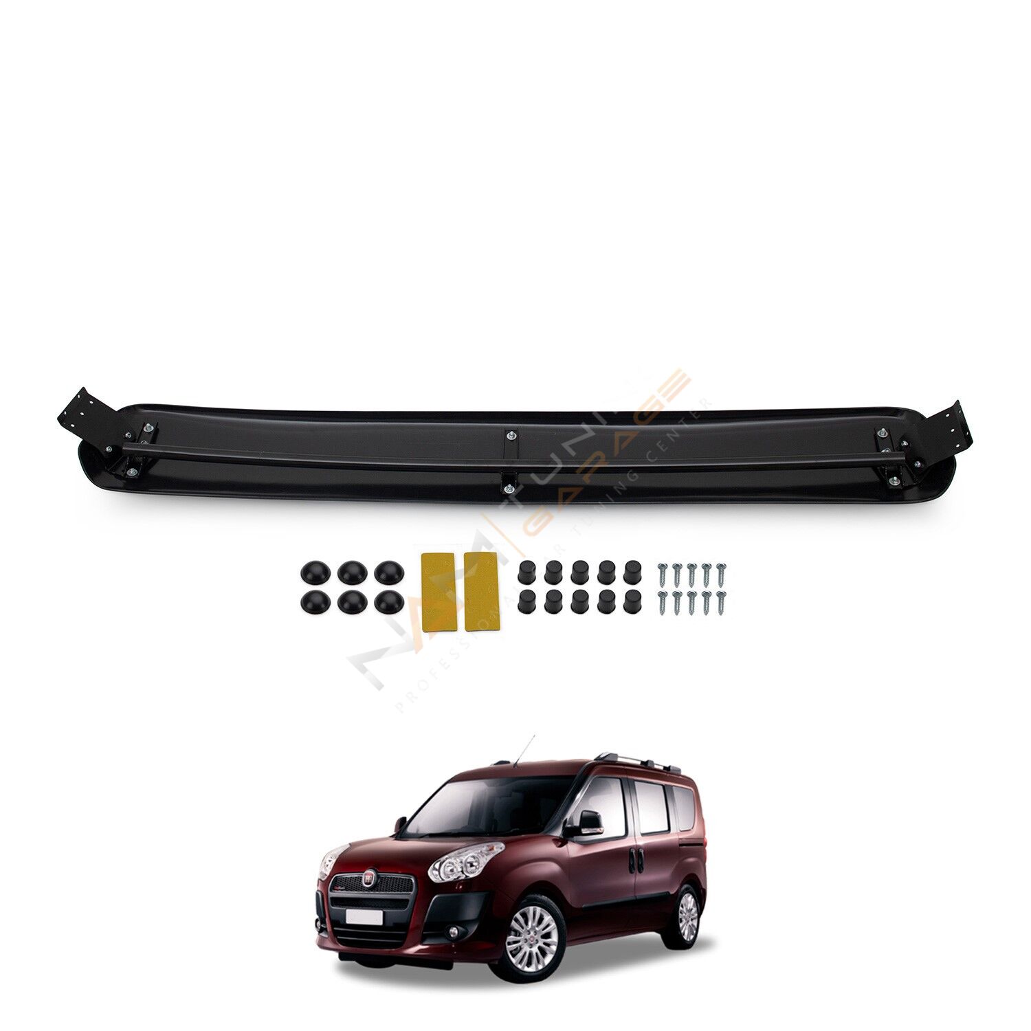 Fiat Doblo Ön Cam Güneşliği 2010-2015 Parlak Siyah