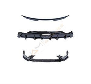 BYD SEAL U-DMI İÇİN UYUMLU AERO BODY KIT ÖN ARKA SPOYLER PARLAK SİYAH