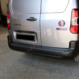 Fiat Doblo Tampon Eşiği 2023+ Tampon Üstü Koruma Parlak / Mat Siyah