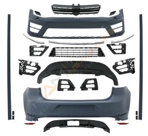 Golf 7 R Body Kit Seti Ön Arka Tampon Panjur Yan Marşpiyel