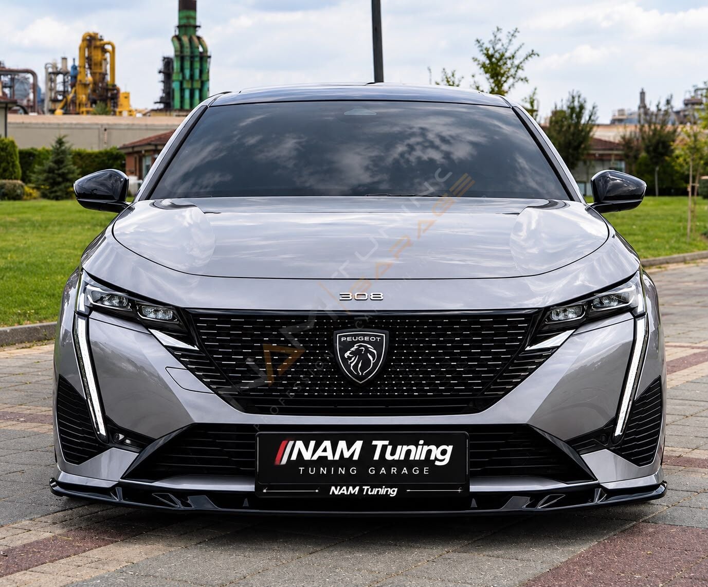 Peugeot 308 Ön Tampon Lipi Parlak Siyah 2022 ve üzeri uyumlu