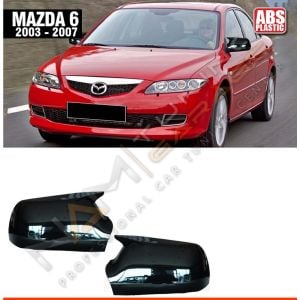 Mazda 6 Batman Yarasa Ayna Kapağı Piano Black / 2003-2007