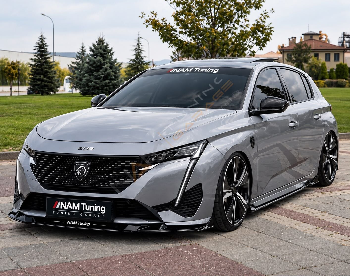 Peugeot 308 Yan Marşpiyel Parlak Siyah 2022 ve üzeri uyumlu