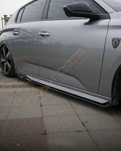 Peugeot 308 Yan Marşpiyel Parlak Siyah 2022 ve üzeri uyumlu