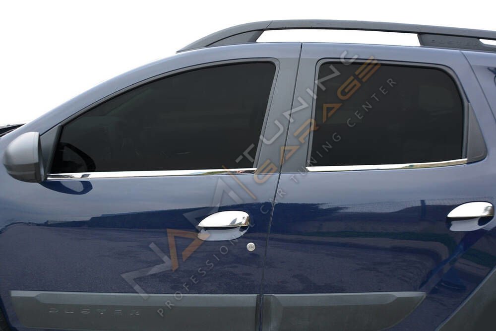 Dacia Duster Krom Cam Çıtası 2018+ Paslanmaz Çelik