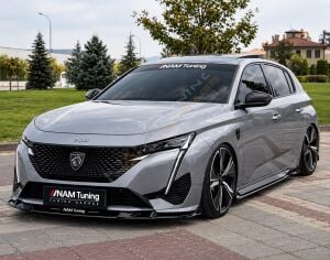 Peugeot 308 Body Kit Ön Yan Arka Spoyler Parlak Siyah 2022 ve üzeri uyumlu