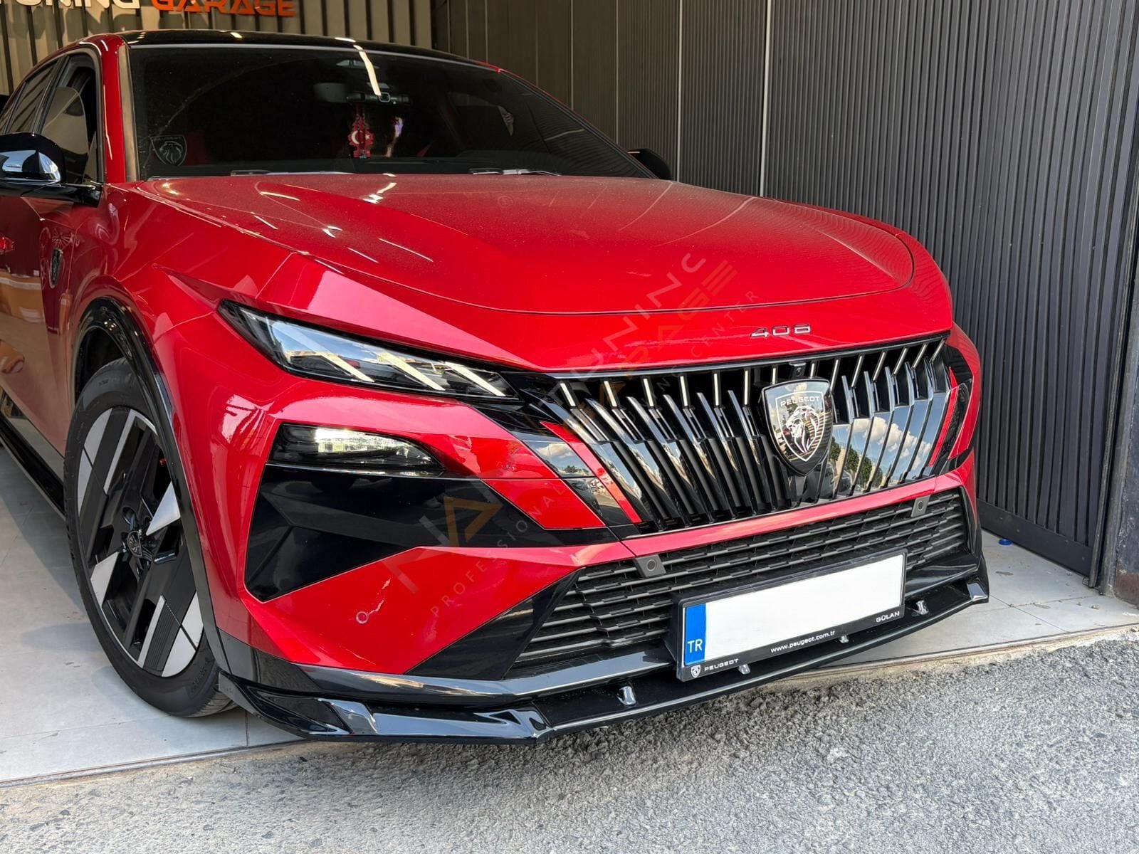 Peugeot 408 Ön Tampon Lipi Parlak Siyah 2023-2026 arası uyumlu