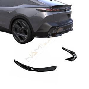 Peugeot 408 Arka Köşe Flap Takımı Parlak Siyah 2023 2026 arası uyumlu