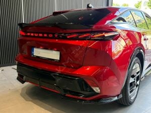 Peugeot 408 Arka Köşe Flap Takımı Parlak Siyah 2023 2026 arası uyumlu
