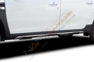 Dacia Duster Krom Yan Kapı Çıtası 2018+ Paslanmaz Çelik