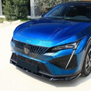 Peugeot 408 Body Kit Ön Yan Arka Bagaj ve Cam Üstü Spoyler Parlak Siyah 2023+