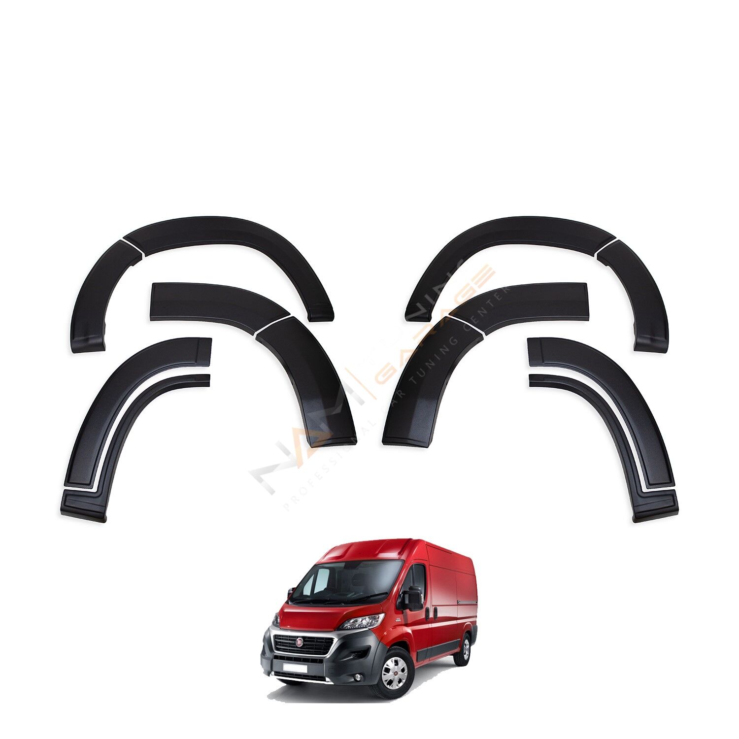 Fiat Ducato Dodik Seti Çamurluk Kaplama 12 Parça 2014- Yılı ve Sonrası Uyumlu
